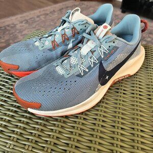 Nike ReactX Pegasus Trail 5 Denim Turq/Midnight Navy Mens 9.5 Womens 11